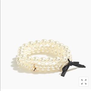 J. Crew pearl bracelets